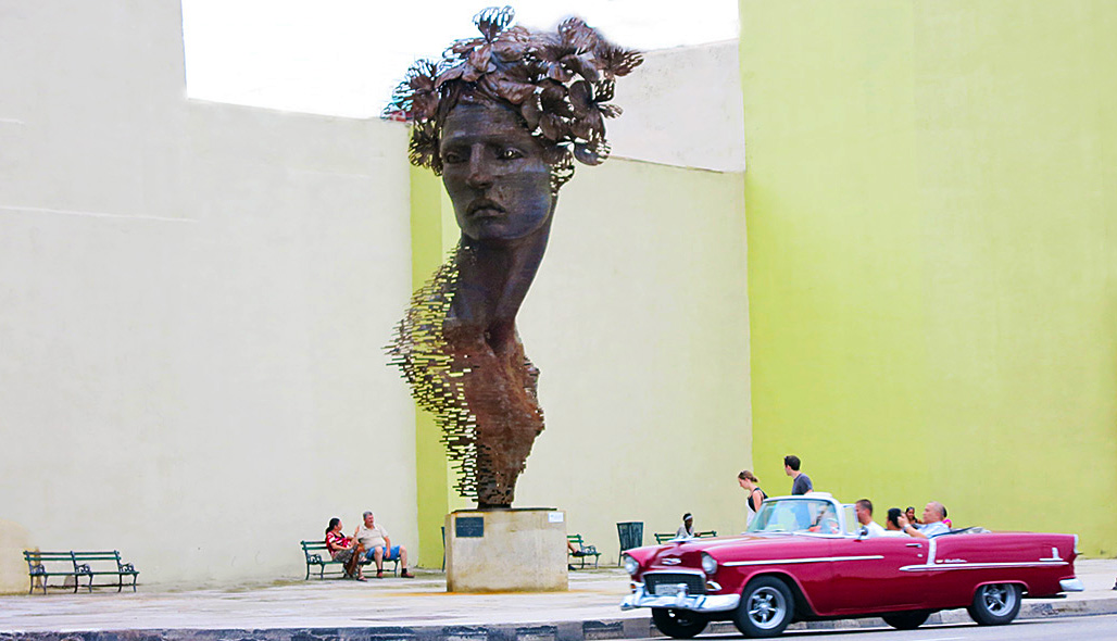 Havana Malecon art